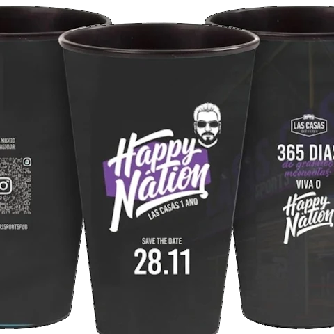 Copo personalizado Happy Nation